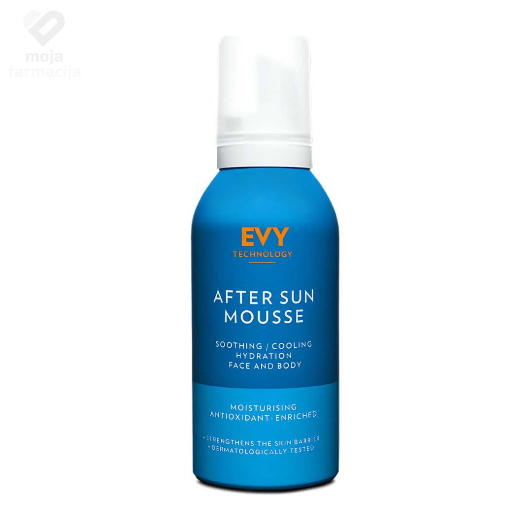 Slika proizvoda EVY After Sun Mousse umirujuća pjena poslije sunčanja 150ml iz online apoteke Moja Farmacija - BIH