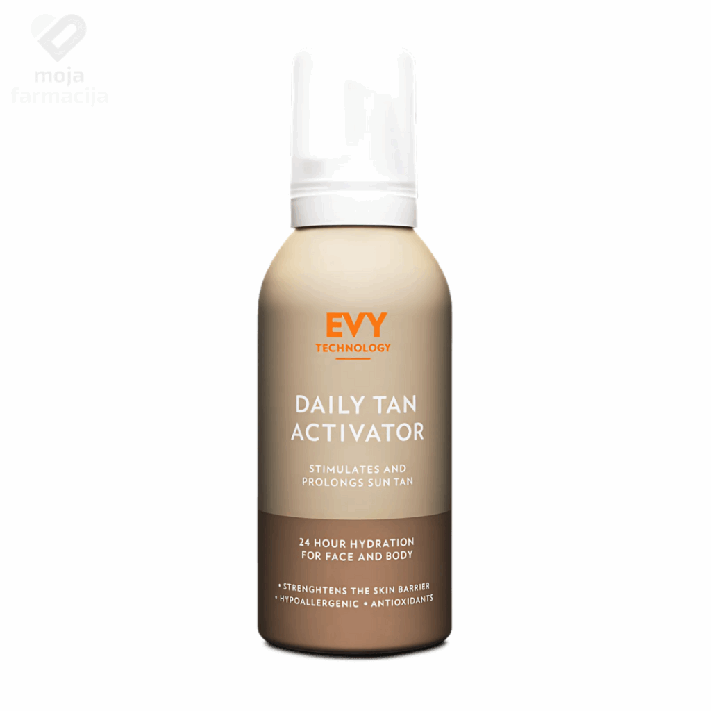 EVY Daily Tan Activator pjena za brzo i ujednačeno samotamnjenje tijela i lica.