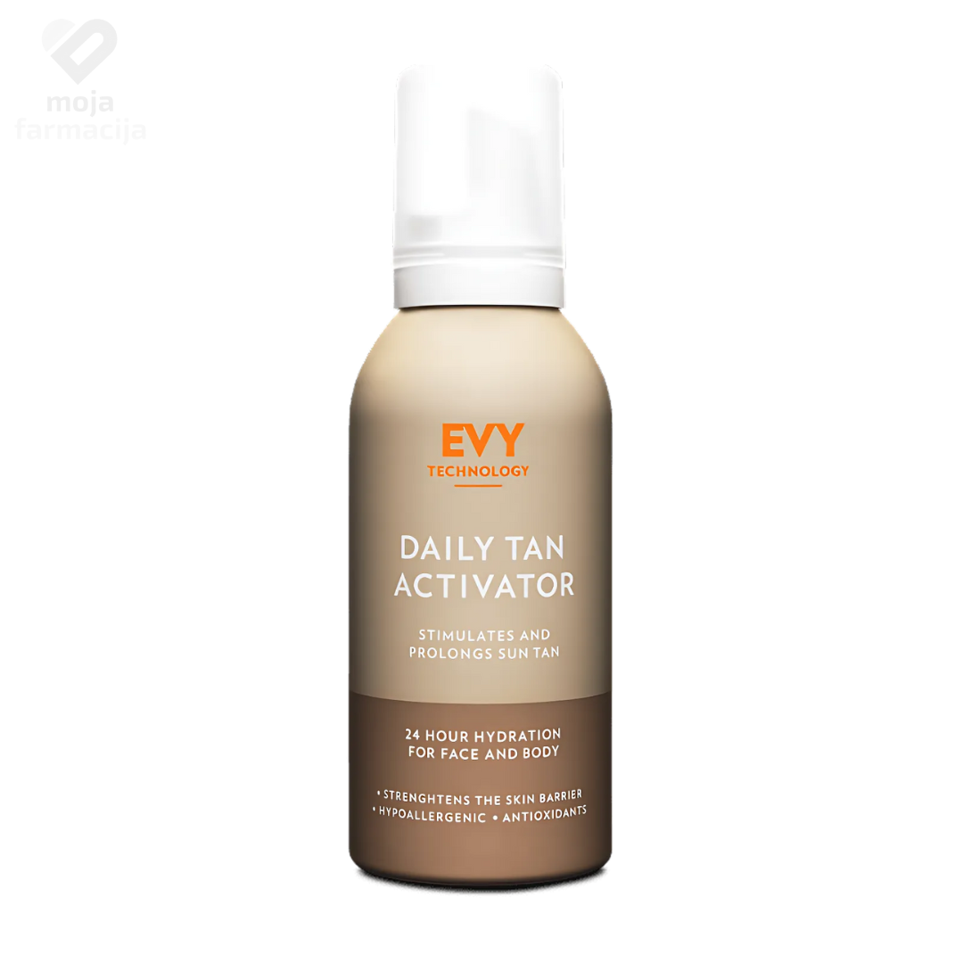 Slika proizvoda EVY Daily Tan Activator Mousse pjena za brže tamnjenje 150ml iz online apoteke Moja Farmacija - BIH
