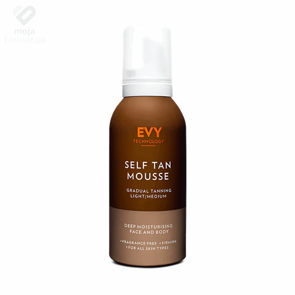 EVY Self Tan Mousse Light/Medium pjena za samotamnjenje lica i tijela.