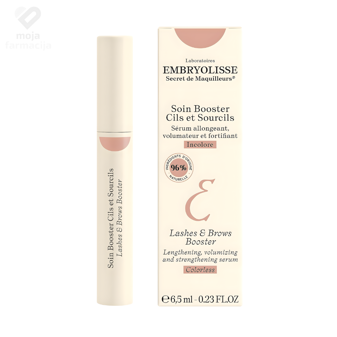 Embryolisse Lashes & Brows Booster bezbojni serum za rast, jačanje i gustoću trepavica i obrva.