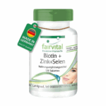 Slika proizvoda FAIRVITAL Biotin+Cink+Selen iz online apoteke Moja Farmacija - BIH