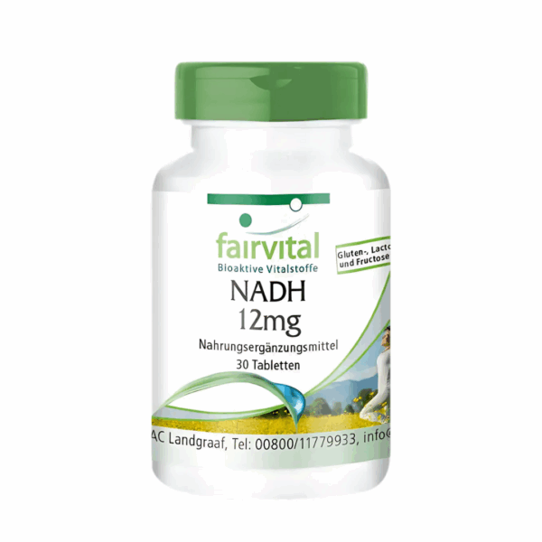 Slika proizvoda FAIRVITAL NADH 12mg iz online apoteke Moja Farmacija - BIH