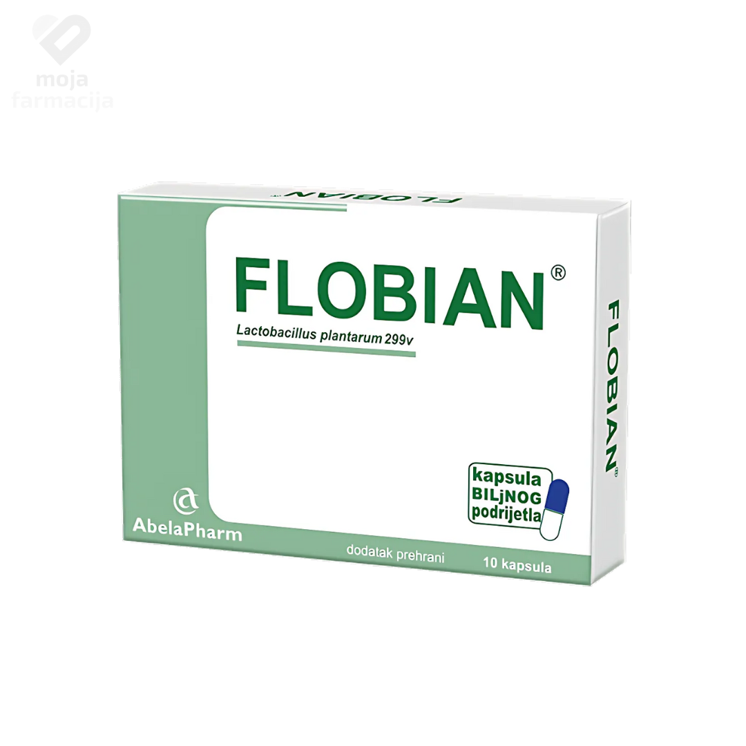 Slika proizvoda Flobian kapsule za nervozu crijeva i nadutost a10 iz online apoteke Moja Farmacija - BIH