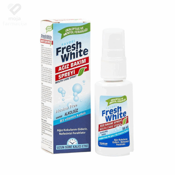 Slika proizvoda Fresh White sprej za usta 30ml iz online apoteke Moja Farmacija - BIH