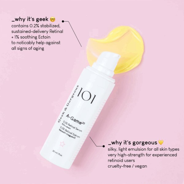 Slika proizvoda GEEK & GORGEOUS A-game 20 30ml iz online apoteke Moja Farmacija - BIH