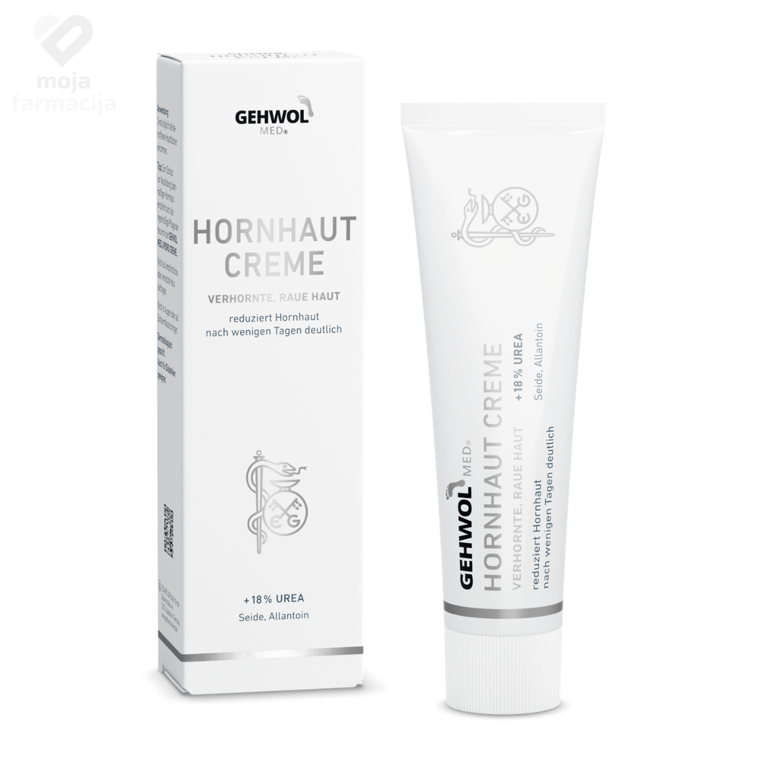 GEHWOL med Callus Creme sa ureom za uklanjanje tvrdih zadebljanja na stopalima.