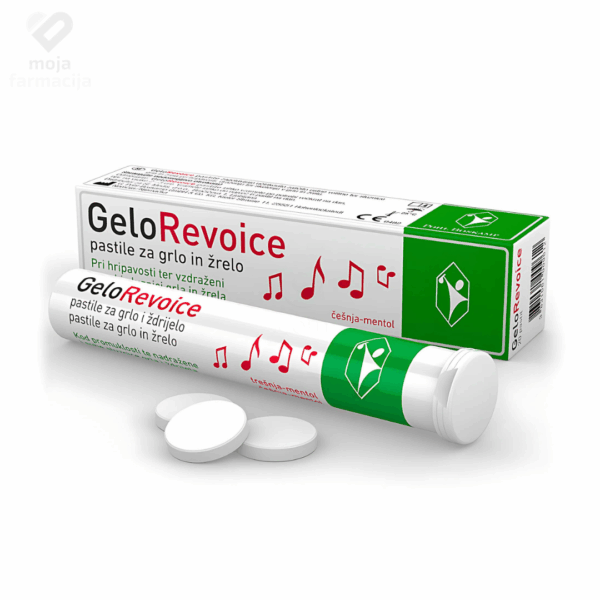 Gelorevoice pastile za grlo trešnja-mentol