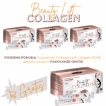 Beauty Lift Collagen 10000 Intense promo paket 3 plus 1 gratis kutija