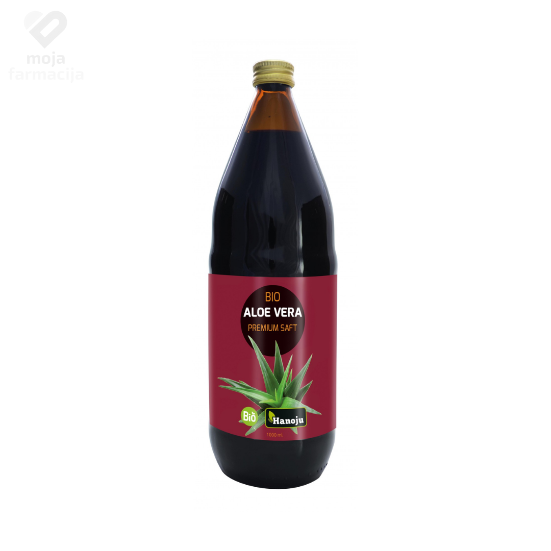 Slika proizvoda HANOJU Bio Aloe Vera 100% 1L iz online apoteke Moja Farmacija - BIH