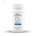 Slika proizvoda HEKA Vitamin D 5000 IU 30 kapsula iz online apoteke Moja Farmacija - BIH