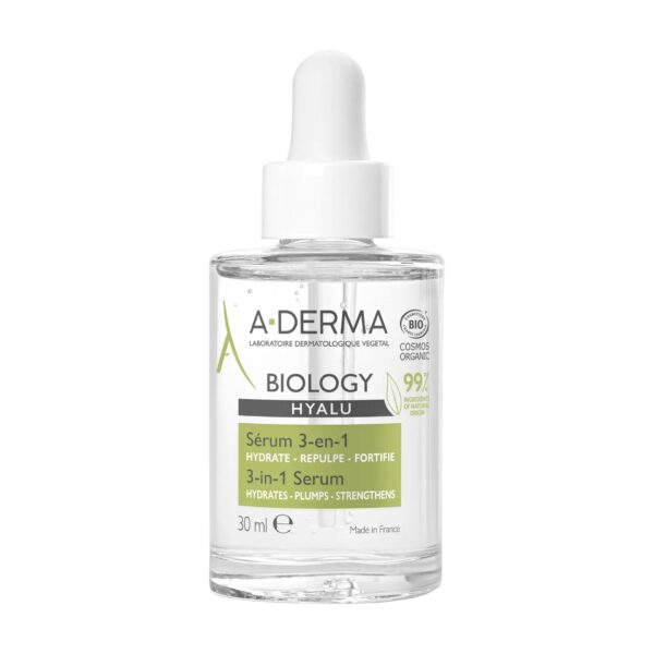 Slika proizvoda A-DERMA Biology Hyalu serum 3u1 30ml iz online apoteke Moja Farmacija - BIH
