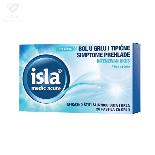 Slika proizvoda ISLA Medic acute pastile iz online apoteke Moja Farmacija - BIH