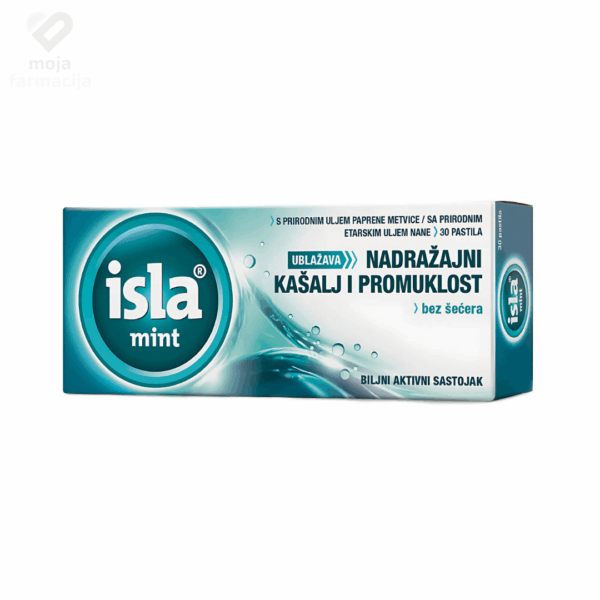 Slika proizvoda ISLA Mint pastile iz online apoteke Moja Farmacija - BIH