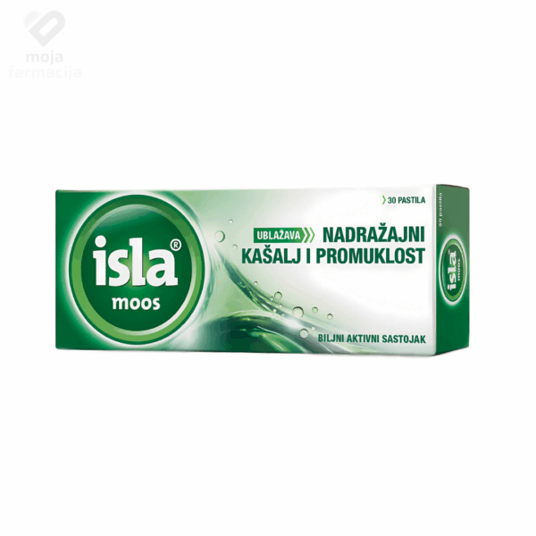 Slika proizvoda ISLA Moos pastile iz online apoteke Moja Farmacija - BIH