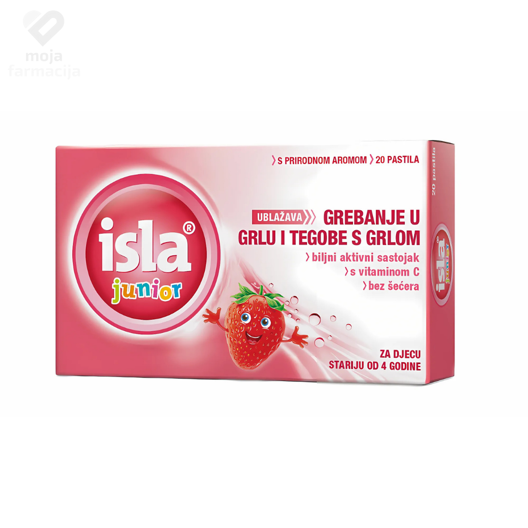 Slika proizvoda ISLA junior dječije pastile za grlo iz online apoteke Moja Farmacija - BIH