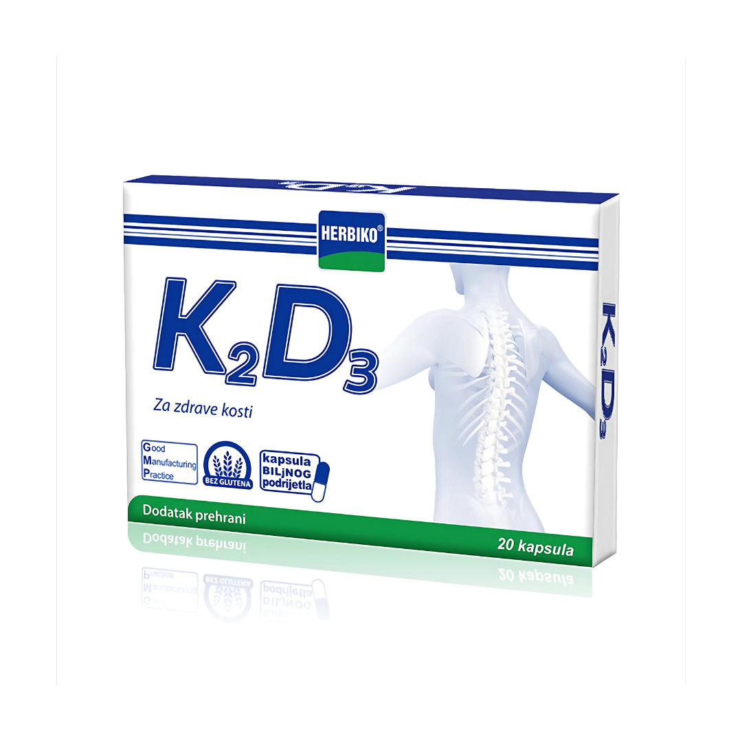 Slika proizvoda K2D3 kapsule iz online apoteke Moja Farmacija - BIH