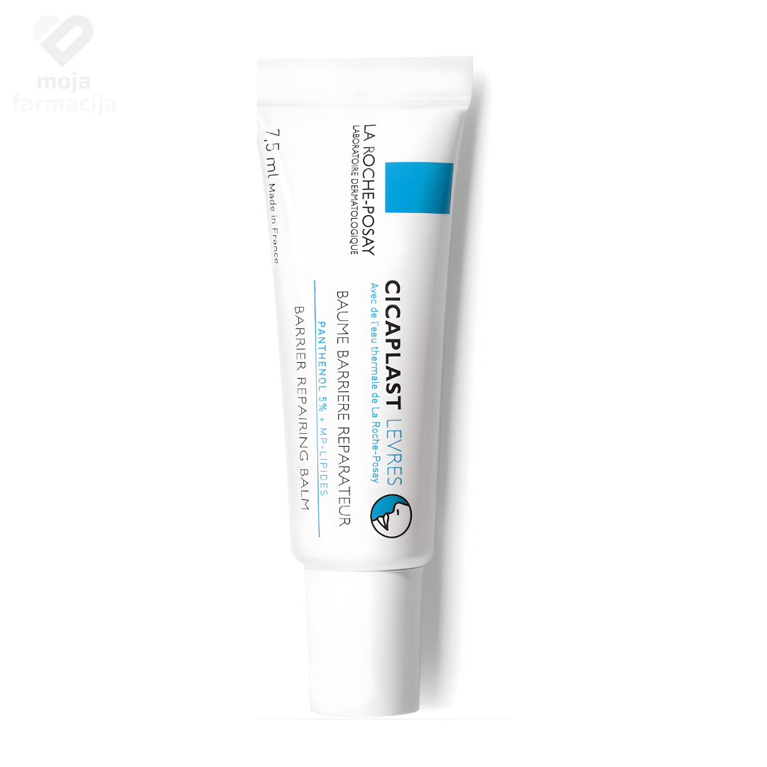 La Roche-Posay Cicaplast Lips balzam koji stvara zaštitni film na ispucalim usnama.
