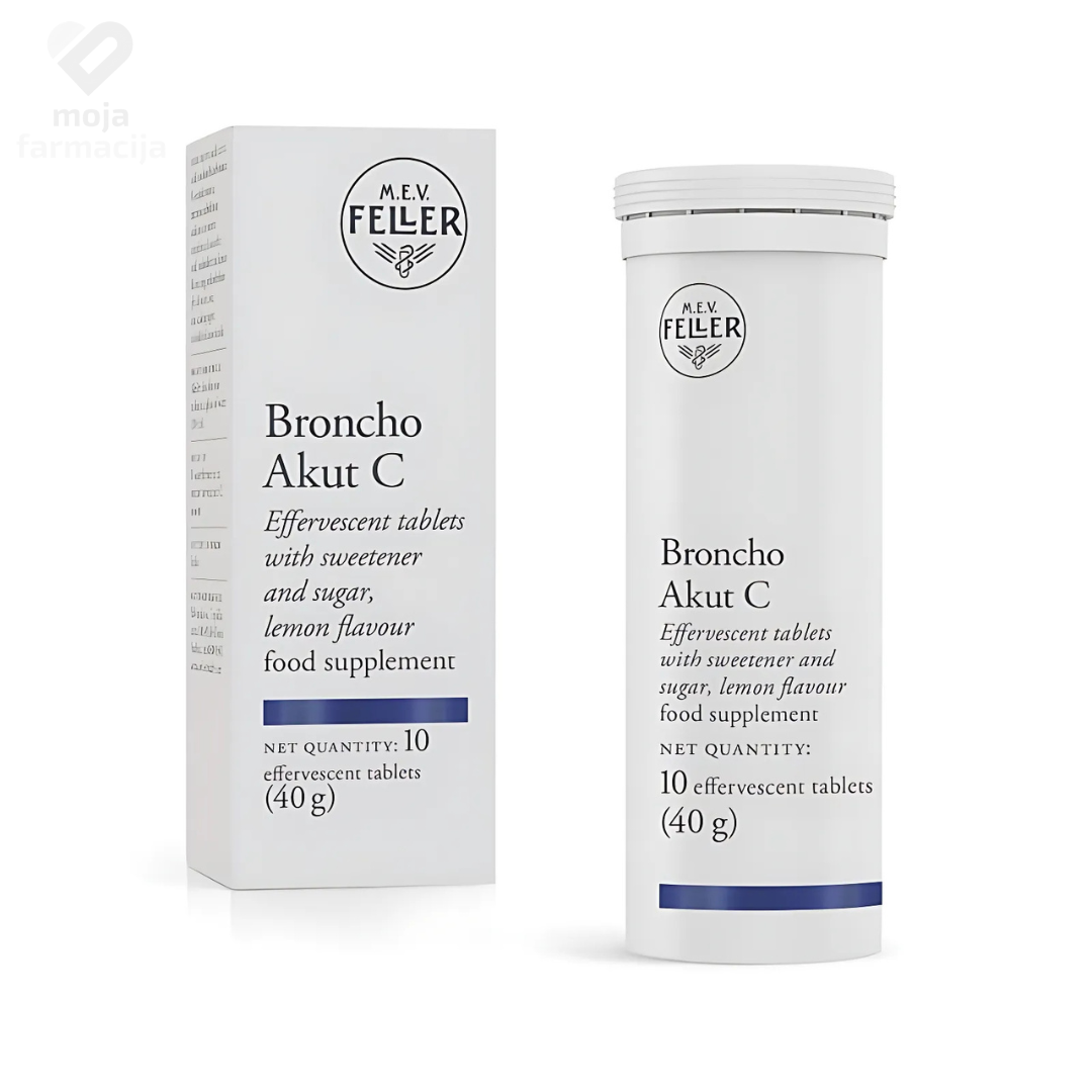 Slika proizvoda M.E.V. FELLER Broncho C akut efervete iz online apoteke Moja Farmacija - BIH