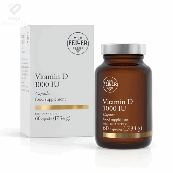 Slika proizvoda M.E.V. FELLER Vitamin D 1000 IU iz online apoteke Moja Farmacija - BIH