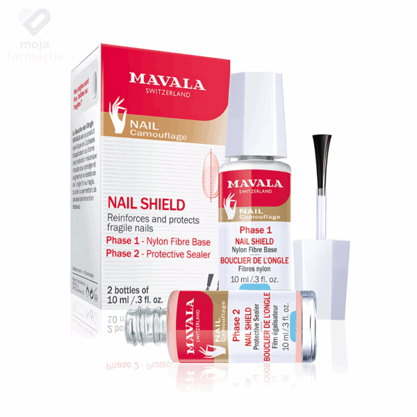 Slika proizvoda MAVALA Nail Shield zaštita za krhke nokte 2x10ml iz online apoteke Moja Farmacija - BIH