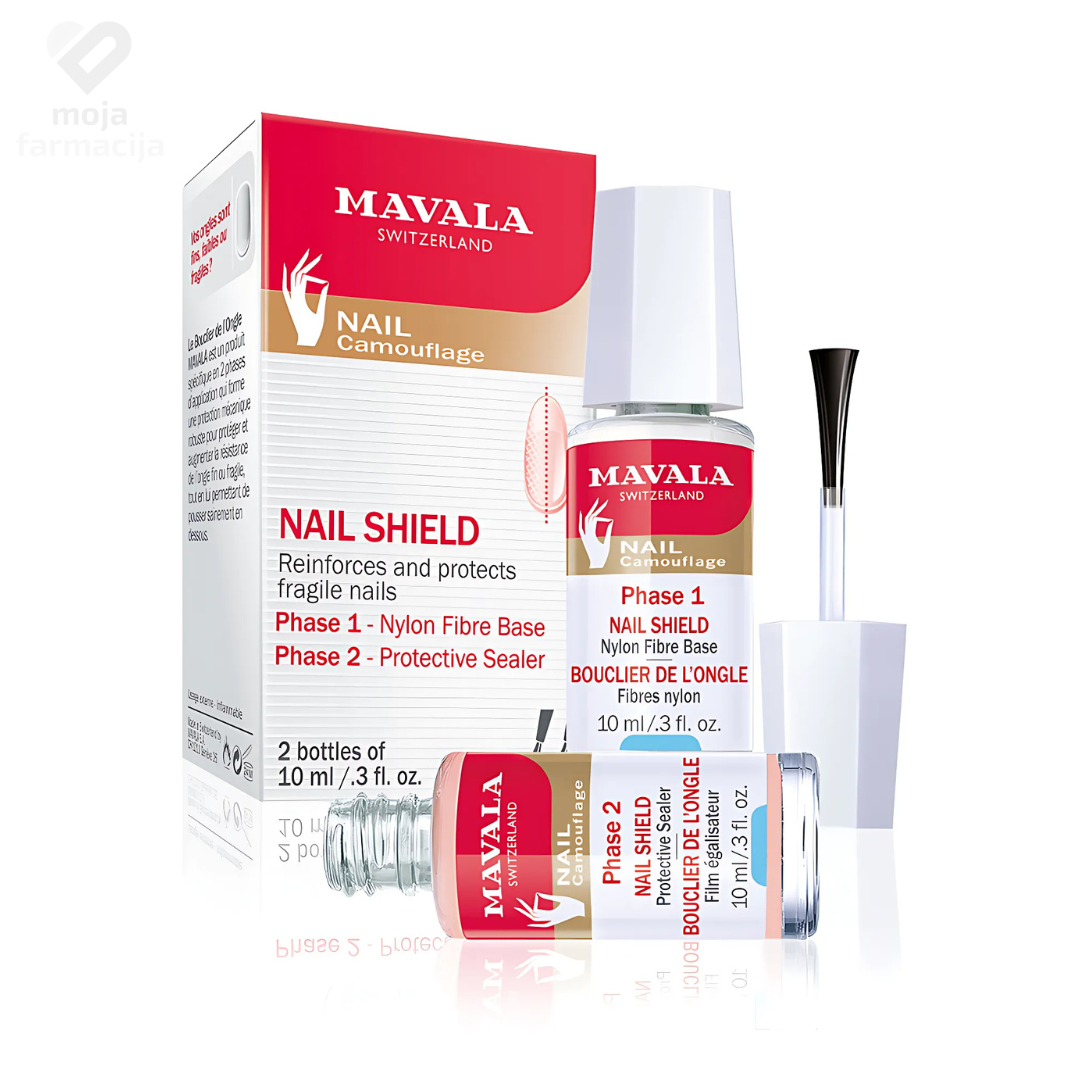 Slika proizvoda MAVALA Nail Shield zaštita za krhke nokte 2x10ml iz online apoteke Moja Farmacija - BIH