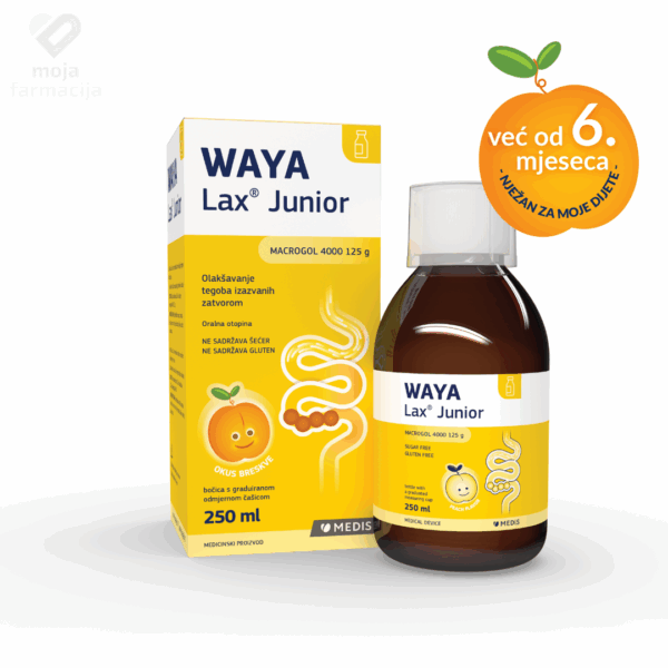 Slika proizvoda MEDIS Waya Lax junior 250ml iz online apoteke Moja Farmacija - BIH