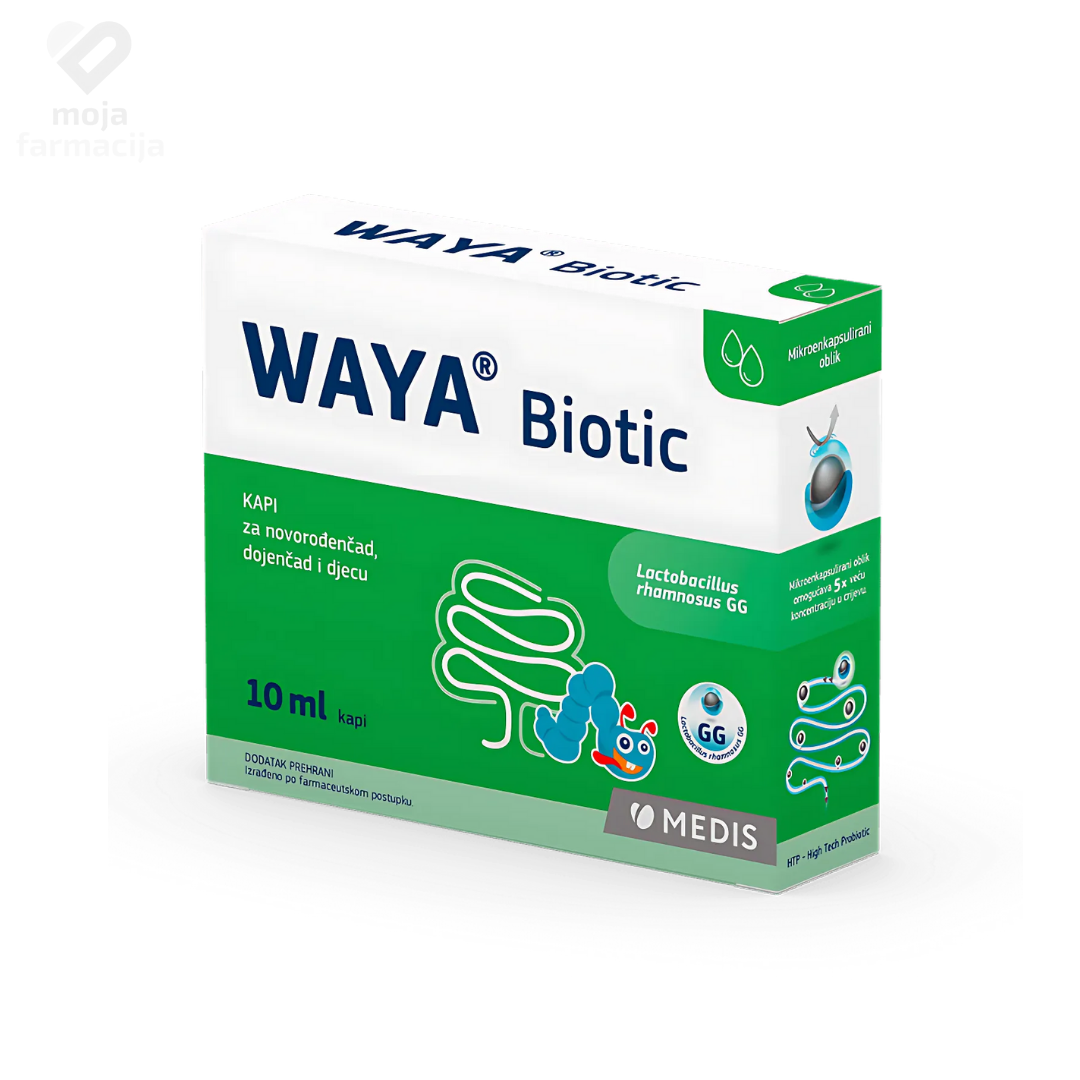 Slika proizvoda MEDIS Waya biotic kapi 10ml iz online apoteke Moja Farmacija - BIH