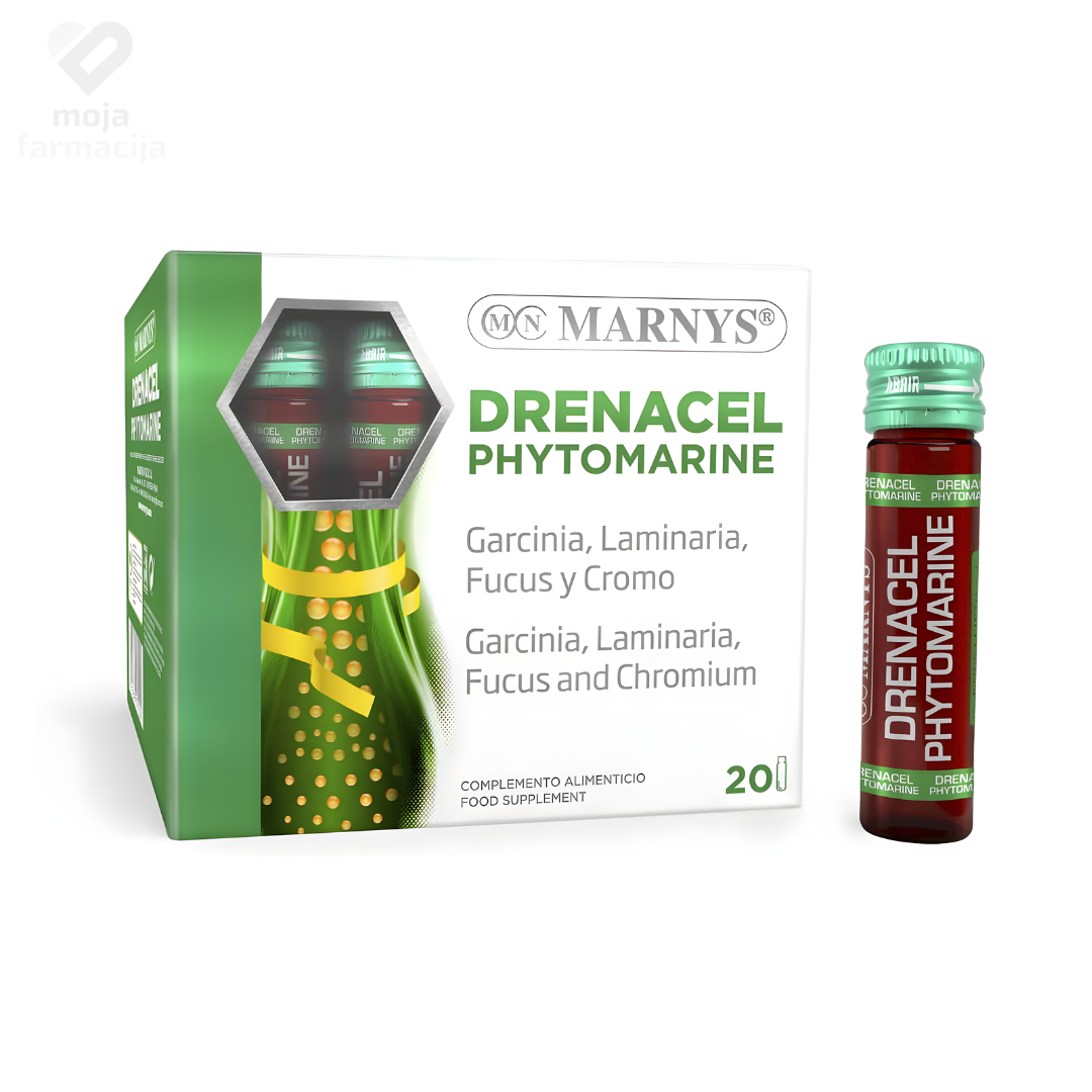 Marnys Drenacel Phytomarine bočice sa ekstraktom algi i hromom za prirodno mrsavljenje i kontrolu apetita