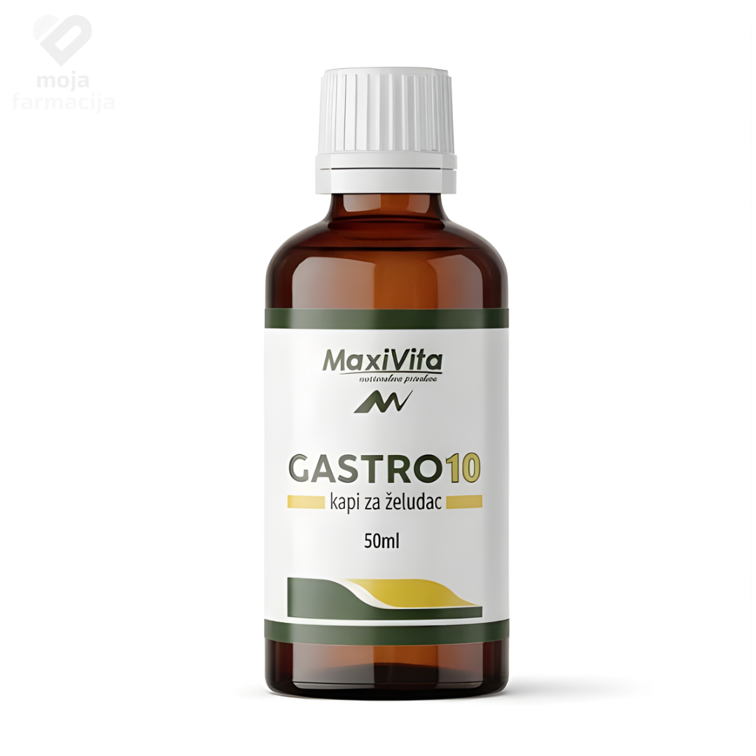 Maxivita Gastro 10 kapi za heliko bakteriju i gastritis