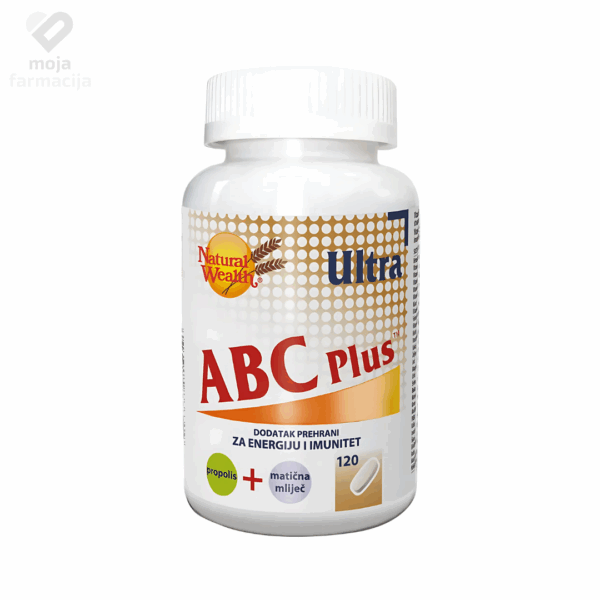 Slika proizvoda NATURAL WEALTH ABC Ultra plus 120 tableta iz online apoteke Moja Farmacija - BIH