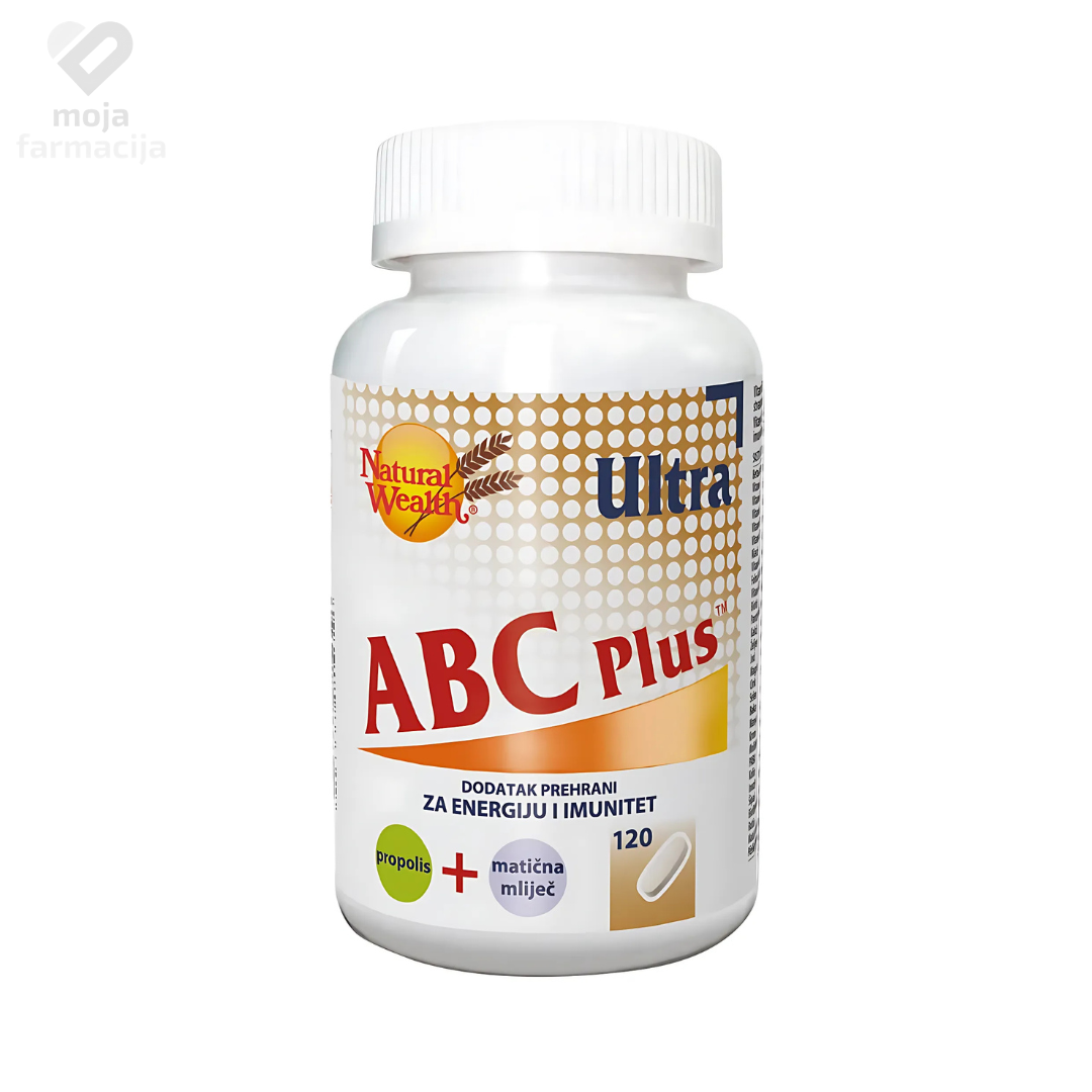 Slika proizvoda NATURAL WEALTH ABC Ultra plus 120 tableta iz online apoteke Moja Farmacija - BIH