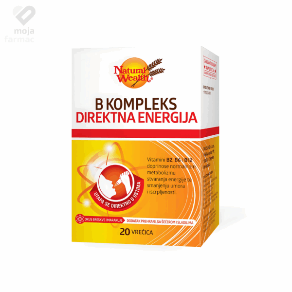 Slika proizvoda NATURAL WEALTH B komplex direktna energija iz online apoteke Moja Farmacija - BIH