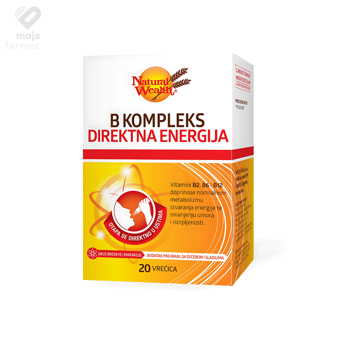 Slika proizvoda NATURAL WEALTH B komplex direktna energija iz online apoteke Moja Farmacija - BIH