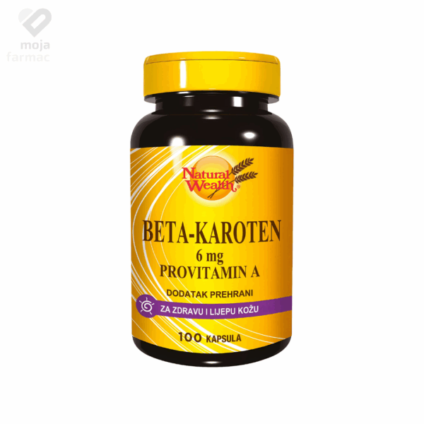 Slika proizvoda NATURAL WEALTH Beta karoten iz online apoteke Moja Farmacija - BIH