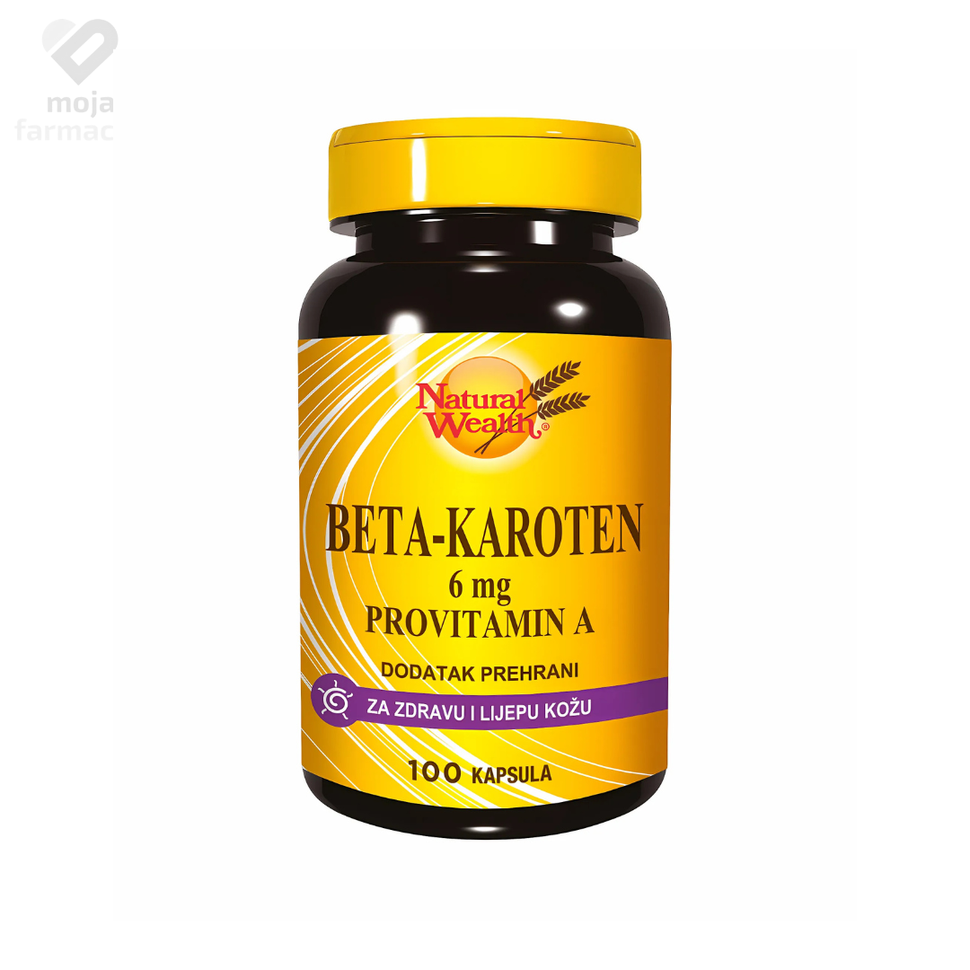 Slika proizvoda NATURAL WEALTH Beta karoten iz online apoteke Moja Farmacija - BIH