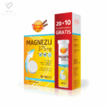 Slika proizvoda NATURAL WEALTH Magnezij 375 mg + B1 + B6 + C  šumeće tablete iz online apoteke Moja Farmacija - BIH