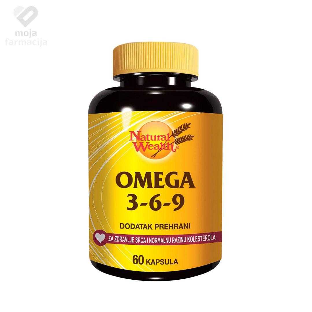 Slika proizvoda NATURAL WEALTH Omega 3-6-9 iz online apoteke Moja Farmacija - BIH