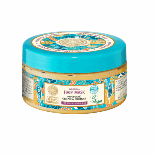 Slika proizvoda NATURA SIBERICA Oblepikha maska za suhu i normalnu kosu 300ml iz online apoteke Moja Farmacija - BIH