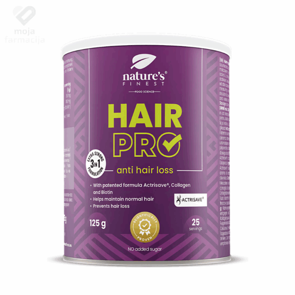 Slika proizvoda NATURE'S FINEST Hair Pro protiv gubitka kose 125g iz online apoteke Moja Farmacija - BIH