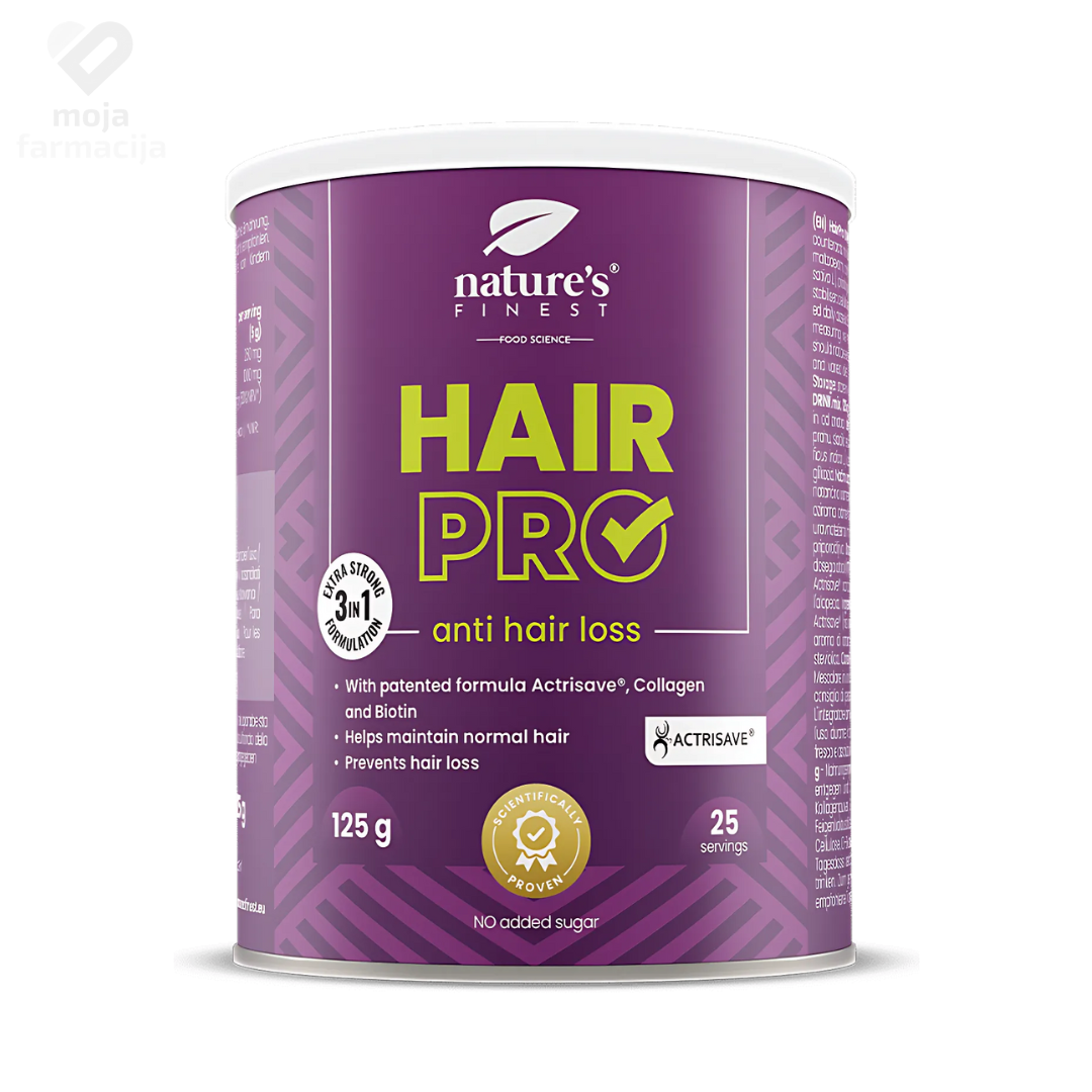 Slika proizvoda NATURE'S FINEST Hair Pro protiv gubitka kose 125g iz online apoteke Moja Farmacija - BIH