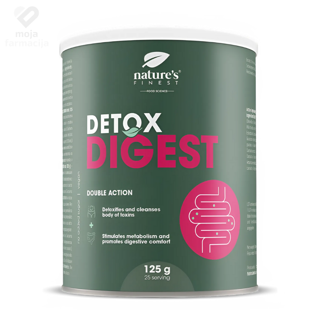 Slika proizvoda NATURE'S FINEST Detox Digest 125g iz online apoteke Moja Farmacija - BIH
