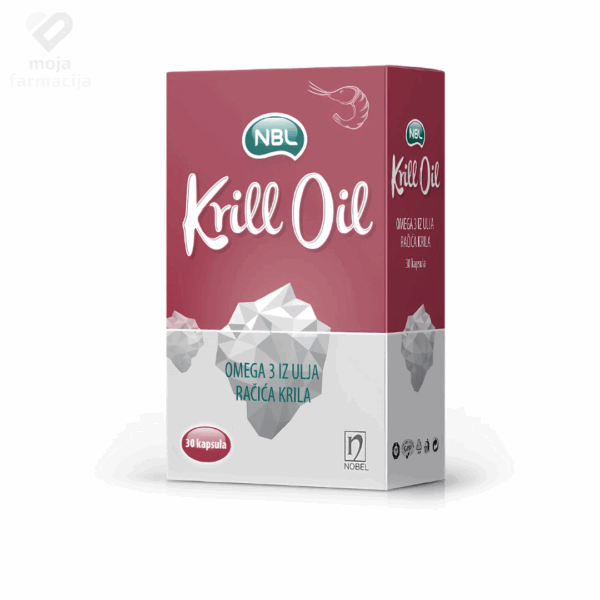 Slika proizvoda NOBEL Krill Oil kapsule iz online apoteke Moja Farmacija - BIH