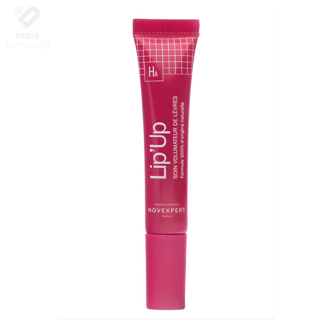 Novexpert Lip'up Booster za usne s hijaluronskom kiselinom za volumen i sjaj.