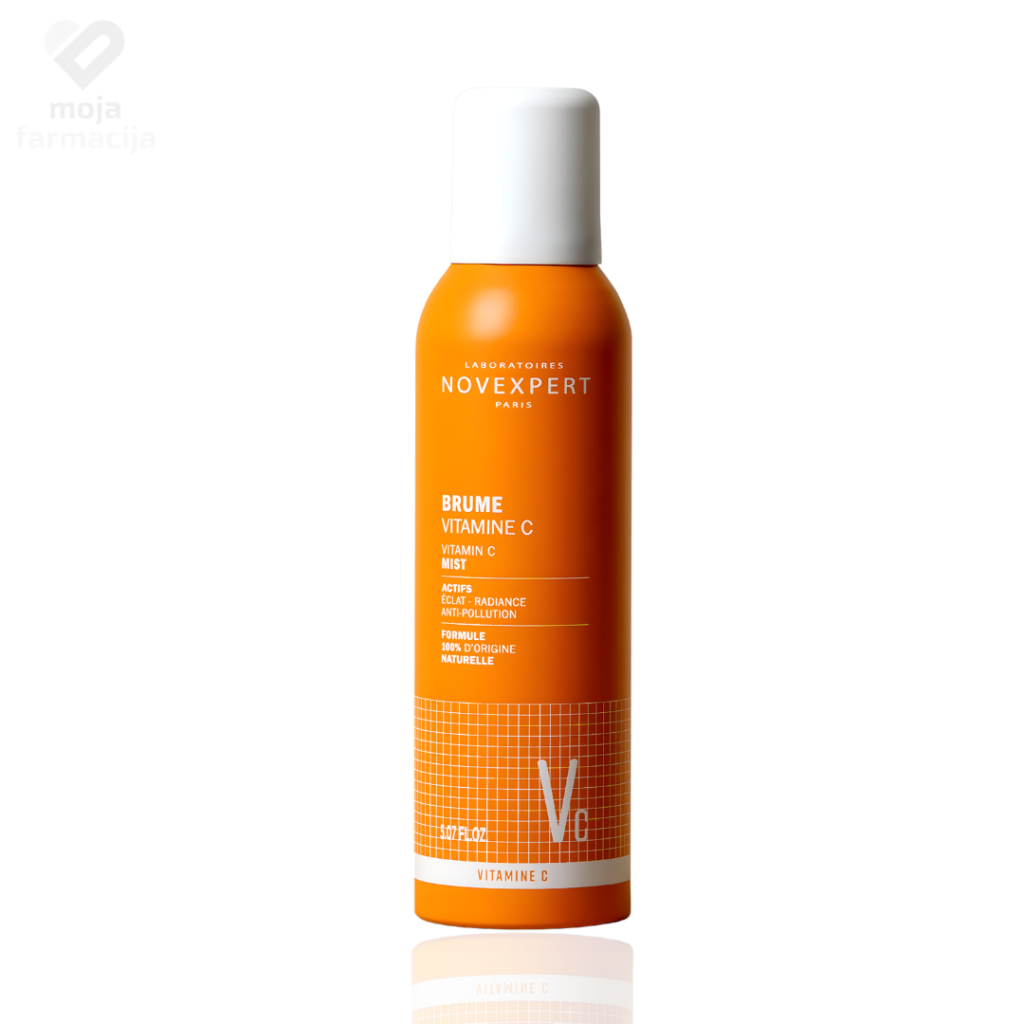 NOVEXPERT Vitamin C vodica u spreju za hidrataciju i sjaj lica.