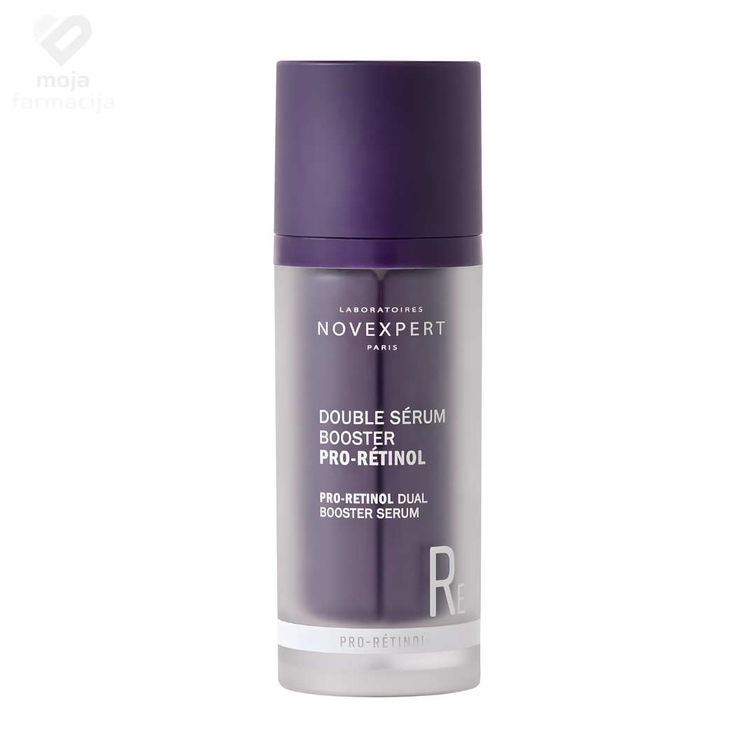 Novexpert dvofazni Duo Pro-Retinol Booster serum sa bakuchiolom i voćnim kiselinama