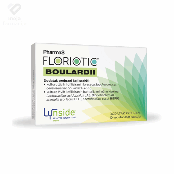 Slika proizvoda PHARMAS Floriotic Boulardii iz online apoteke Moja Farmacija - BIH
