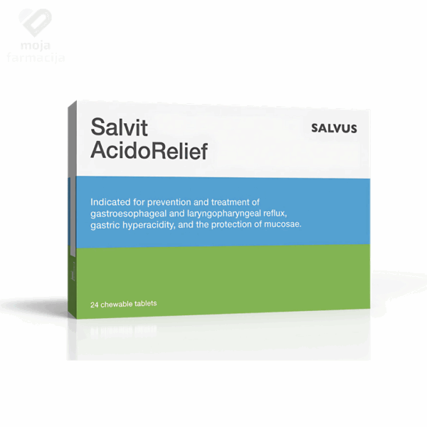 Slika proizvoda SALVIT Acidorelief tablete za žvakanje iz online apoteke Moja Farmacija - BIH