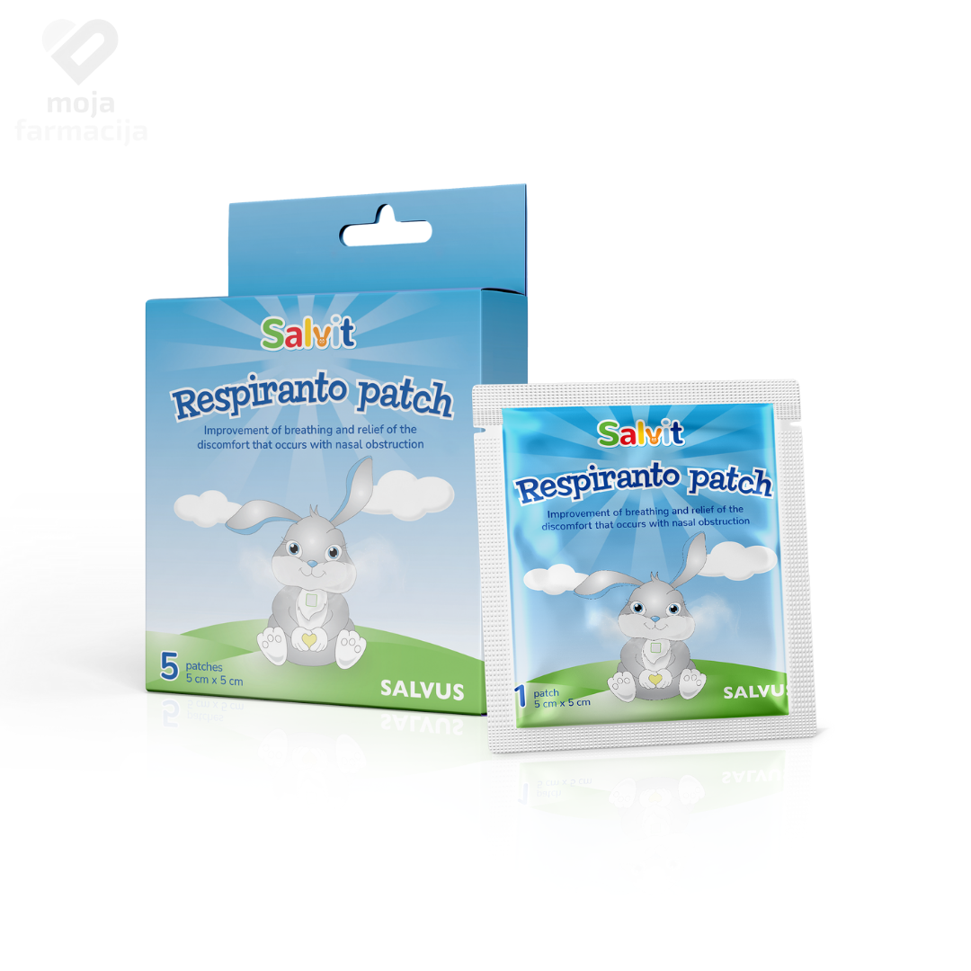 Slika proizvoda SALVIT Respiranto flaster iz online apoteke Moja Farmacija - BIH