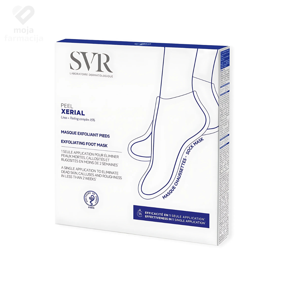 Slika proizvoda SVR Xerial Peel eksfolijacijske čarape iz online apoteke Moja Farmacija - BIH